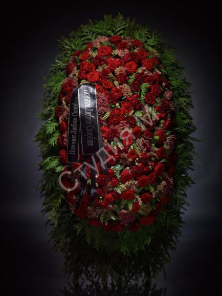 Венки из живых цветов №12 (140-150 см)