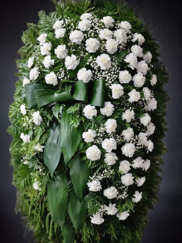 Венки из живых цветов №21 (140-150 см)