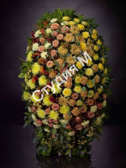 Венки из живых цветов №4 (120-130 см)