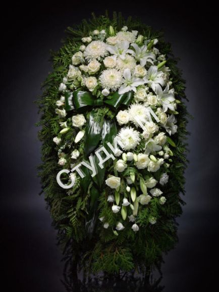 Венки из живых цветов №8 (120-130 см)