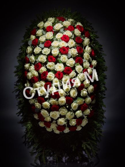 Венки из живых цветов №6 (180-200 см)