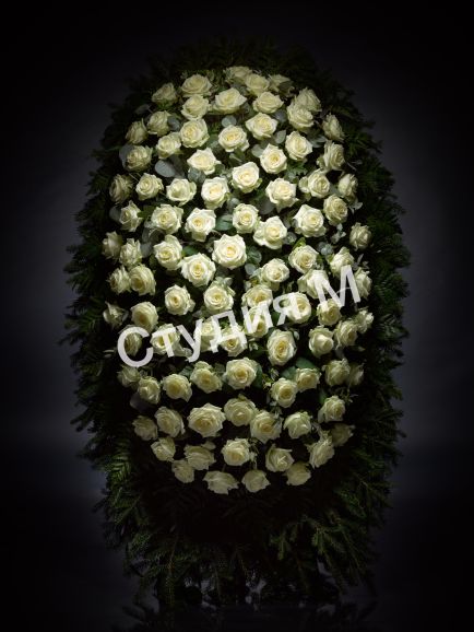 Венки из живых цветов №17 (120-130 см)